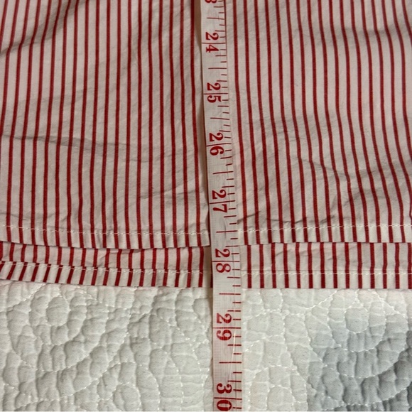 Men's Striped Shirt - Red and White - Picture 7 of 8